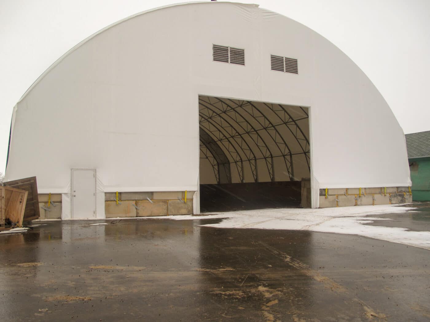 weather proof commercial storage for municipalities