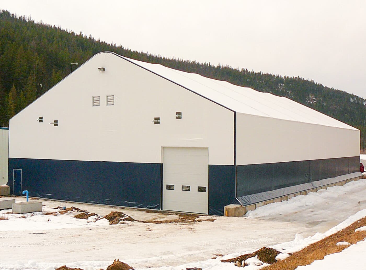 weather proof fabric buildings for government projects