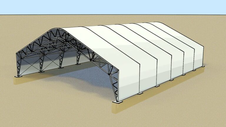 grade beam foundations for fabric buildings